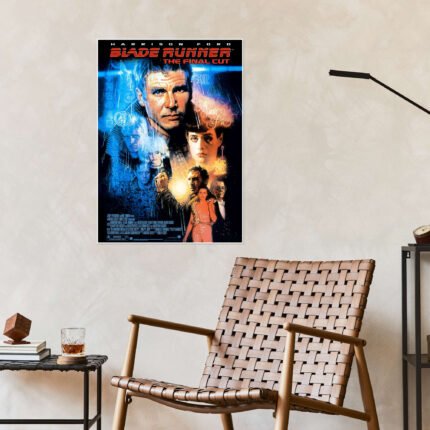 Blade Runner: The Final Cut - An Iconic Vintage Sci-Fi Movie Poster