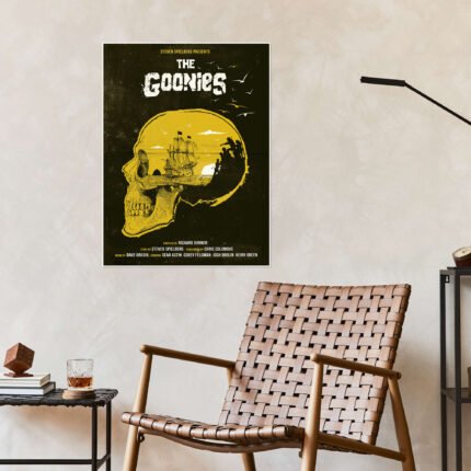 The Goonies Never Say Die: An Iconic Vintage Adventure Movie Poster