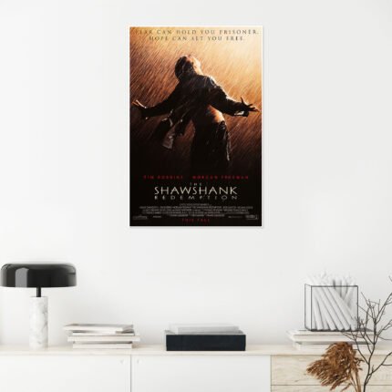 The Shawshank Redemption: An Iconic Vintage Movie Poster Wall Art