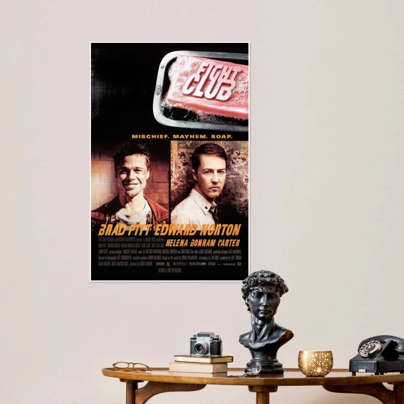 Minimalist Movie Poster with Scandinavian Decor
