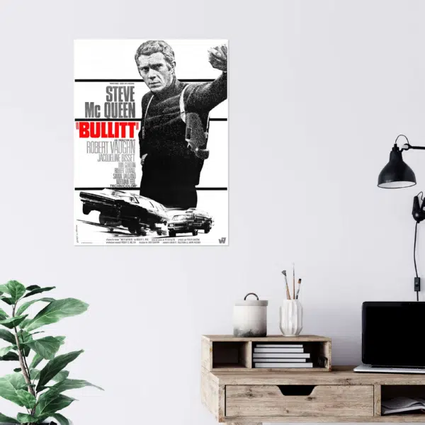 Minimalist Movie Poster with Scandinavian Decor