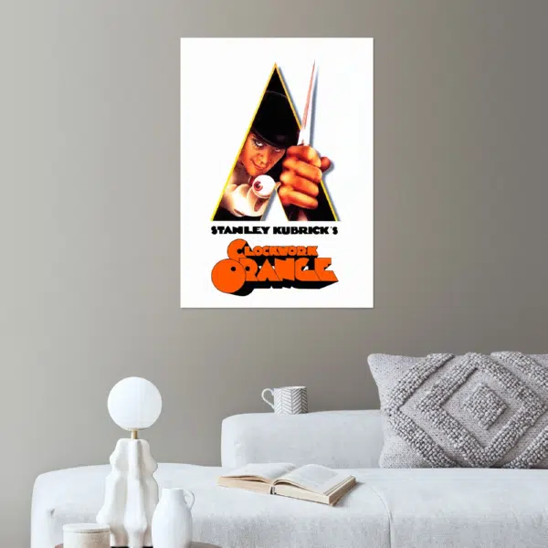 Minimalist Movie Poster with Scandinavian Decor