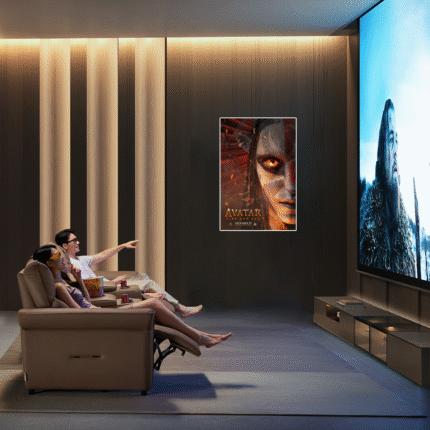 Gaze of the Ash Clan: A Modern Sci-Fi Movie Wall Art for Fans