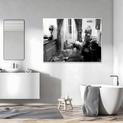 The Most Annoying Sound in the World: A Funny Movie Pop Art Bathroom Wall Art