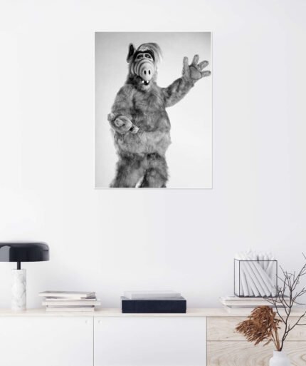 Greetings from Melmac: An Iconic Vintage ALF TV Show Wall Art Print