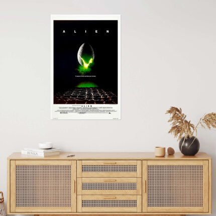Alien: The Iconic Vintage Sci-Fi Horror Movie Poster Wall Art