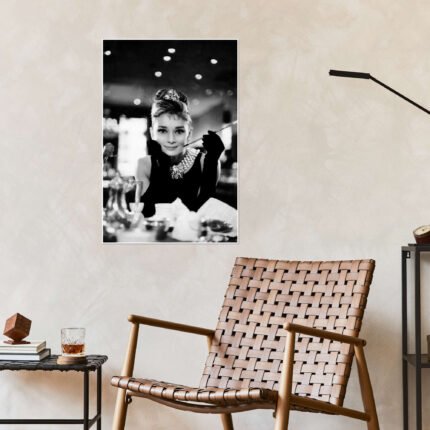Holly Golightly: An Iconic Vintage Audrey Hepburn Movie Wall Art