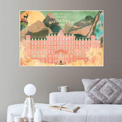 Zubrowka's Jewel: A Vintage Grand Budapest Hotel Movie Wall Art