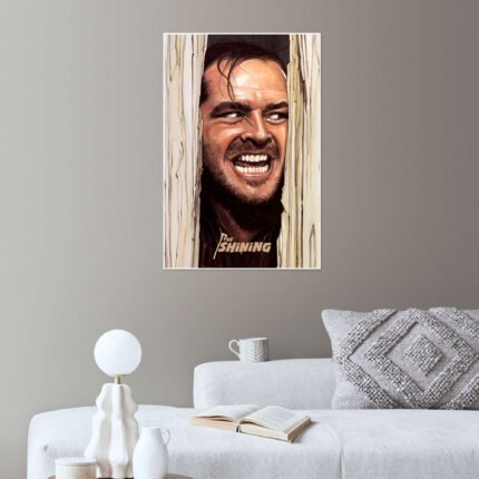 Here's Johnny!: An Iconic Shining Pop Art Horror Movie Wall Art