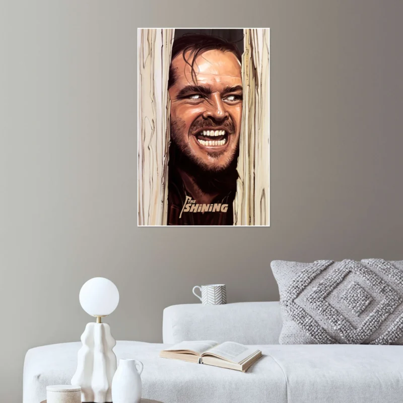 Iconic horror movie poster art for stylish decor.