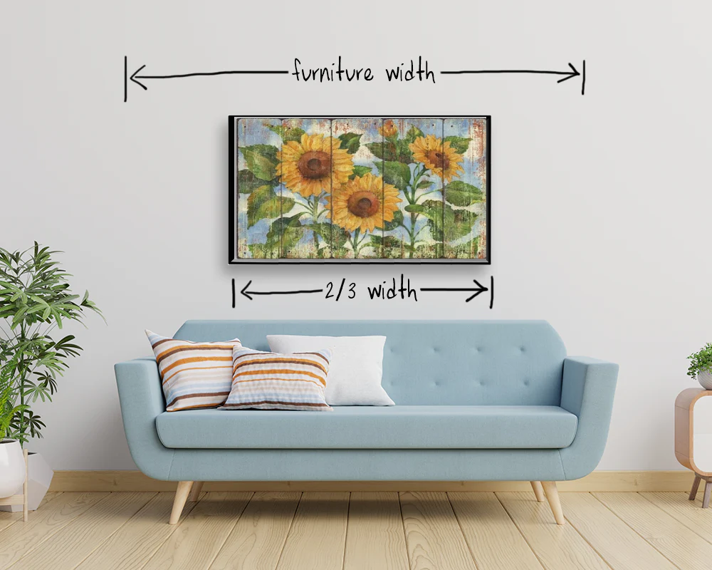 Large Wall Art 2/3 Rule