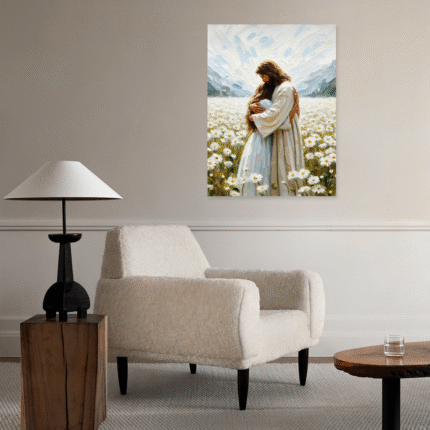 Field of Grace: A Christian Landscape Wall Art for a Faith-Filled Home