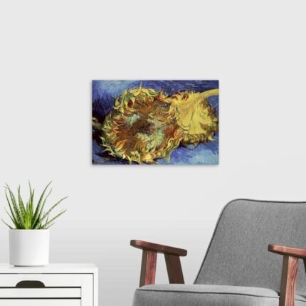 The Waning Bloom: A Famous Vintage Flower Canvas Painting by Van Gogh