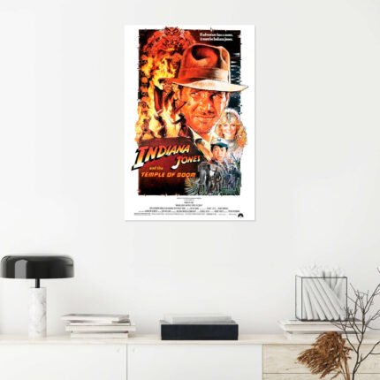 Kali Ma's Wrath: A Vintage Indiana Jones and the Temple of Doom Wall Art