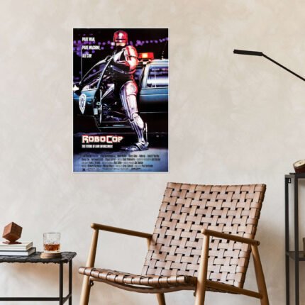 The Future of Law Enforcement: A Vintage RoboCop Movie Wall Art