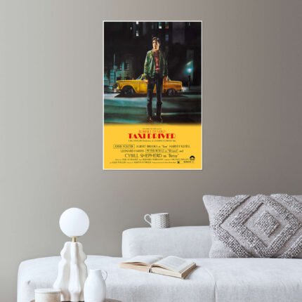 God's Lonely Man: A Vintage Taxi Driver Movie Wall Art