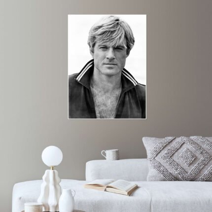 The Charismatic Racer: A Vintage Little Fauss and Big Halsy Movie Wall Art